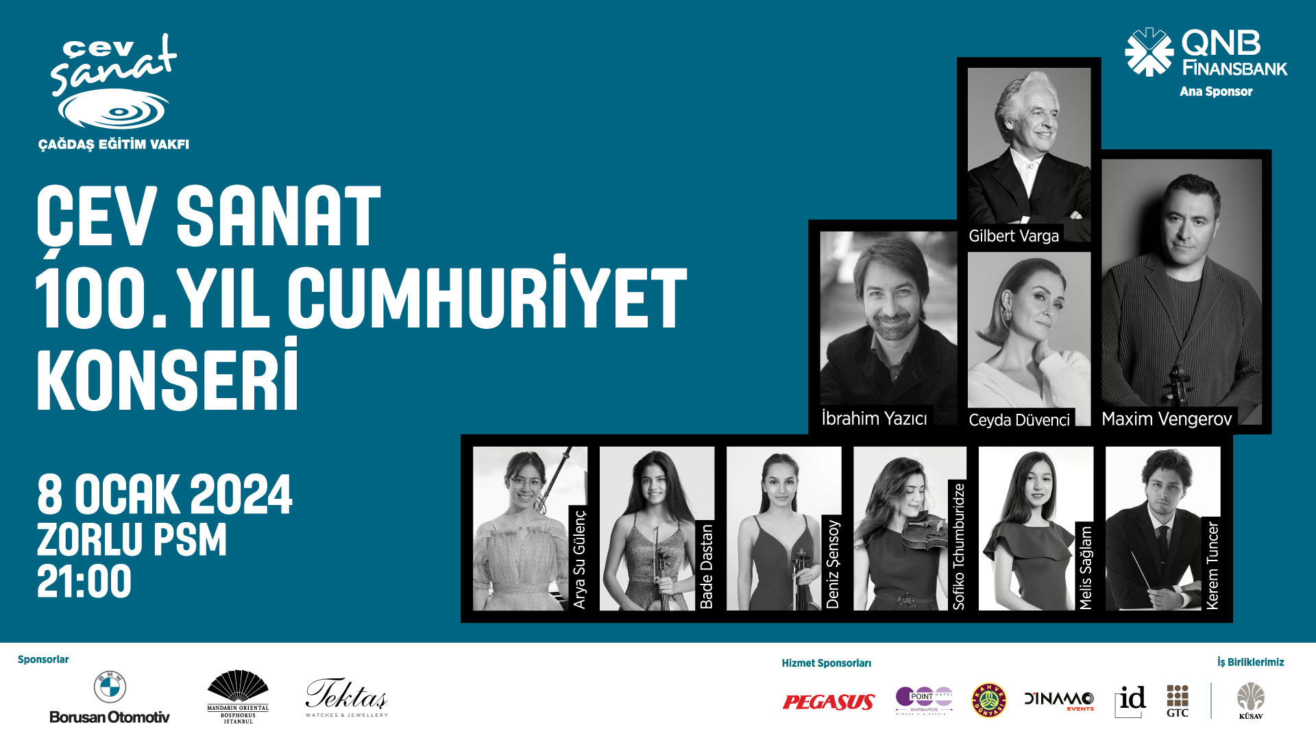 ÇEV Sanat 100. yil Cumhuriyet Concert